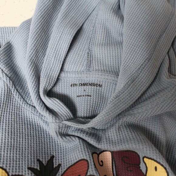 Blue, Long Sleeve, Pullover Hoodie {FREE JEWELRY GIFT} - Picture 4 of 10